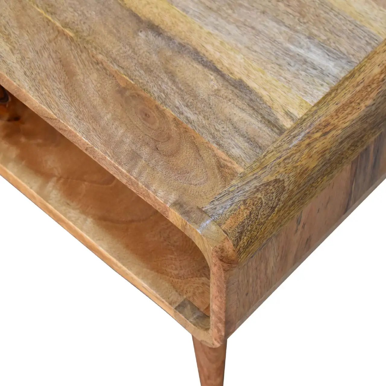Solid Wood Media Unit, Open Slot, Oak-ish by HouseOfZazla