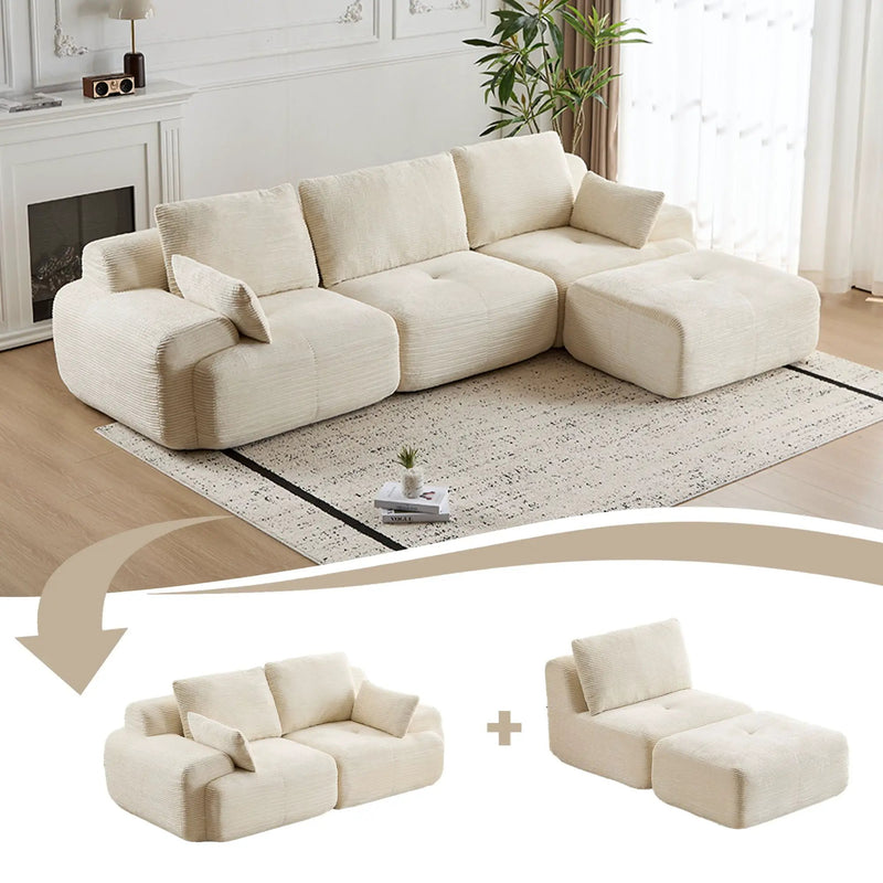 Compressed Sofa Large Sectional Couches for Living Room by HouseOfZazla
