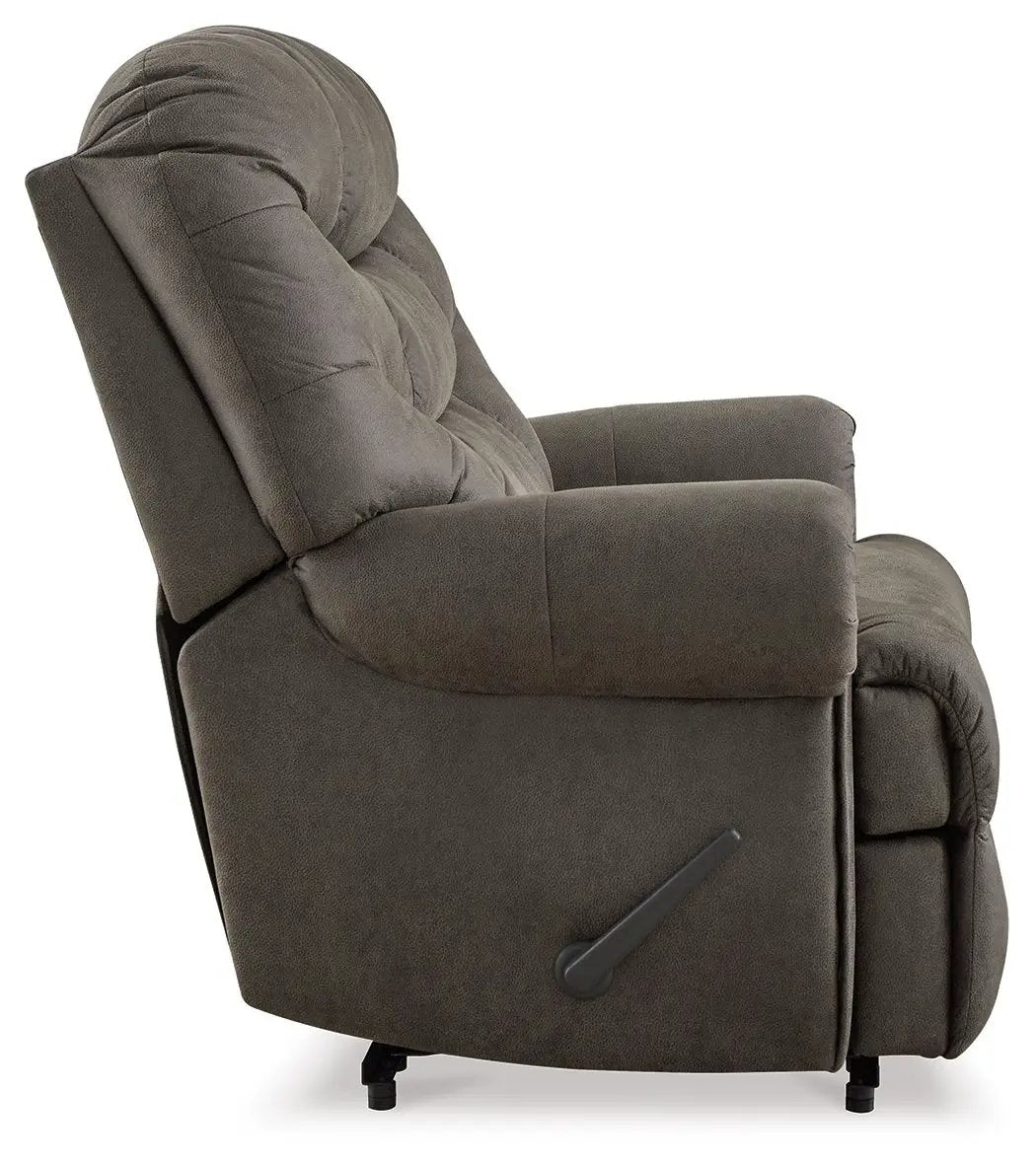 Camera Time - Zero Wall Recliner - Gunmetal by Unique Piece Furniture