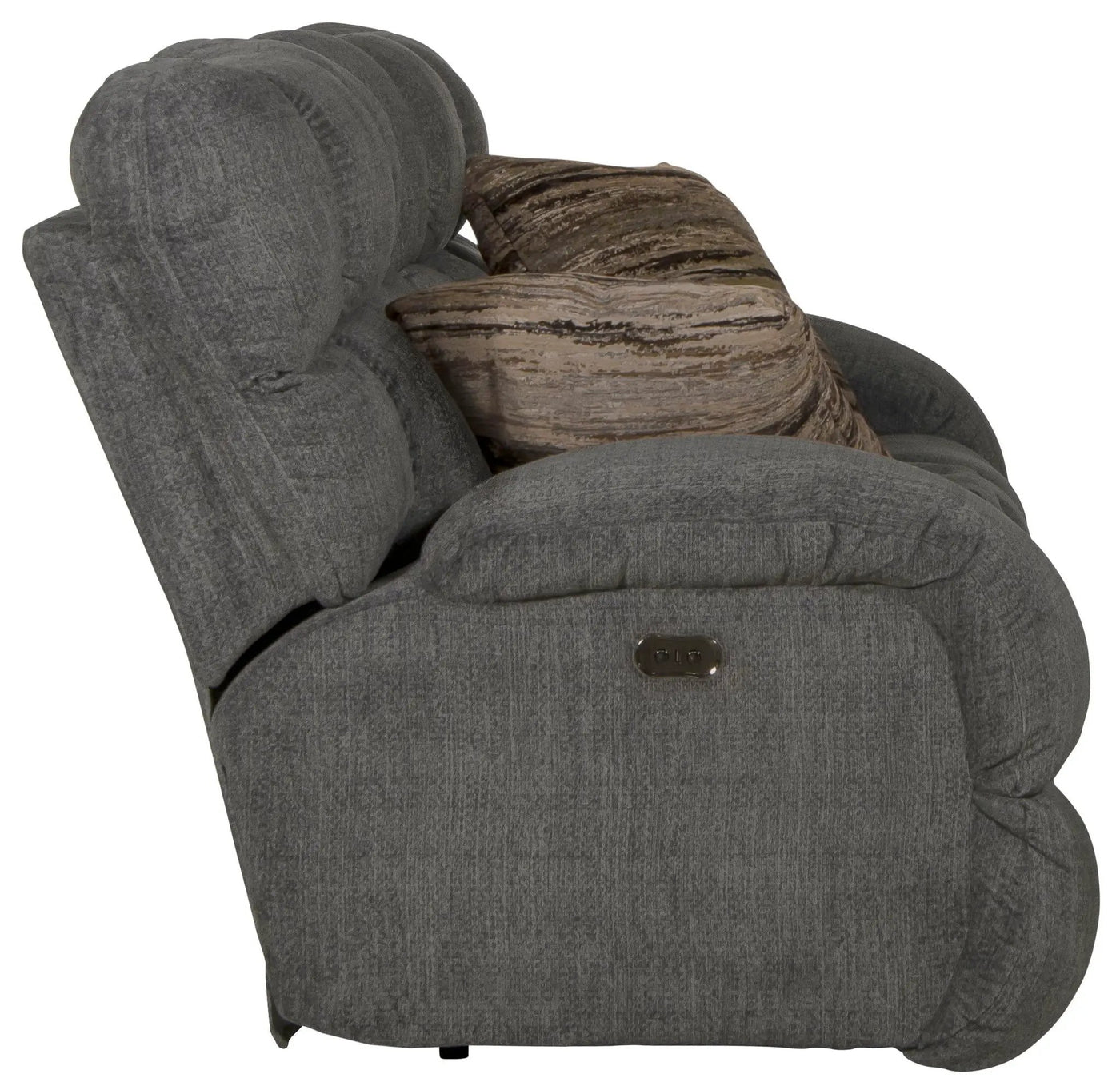 Ashland - Power Lay Flat Reclining Console Loveseat by Unique Piece Furniture