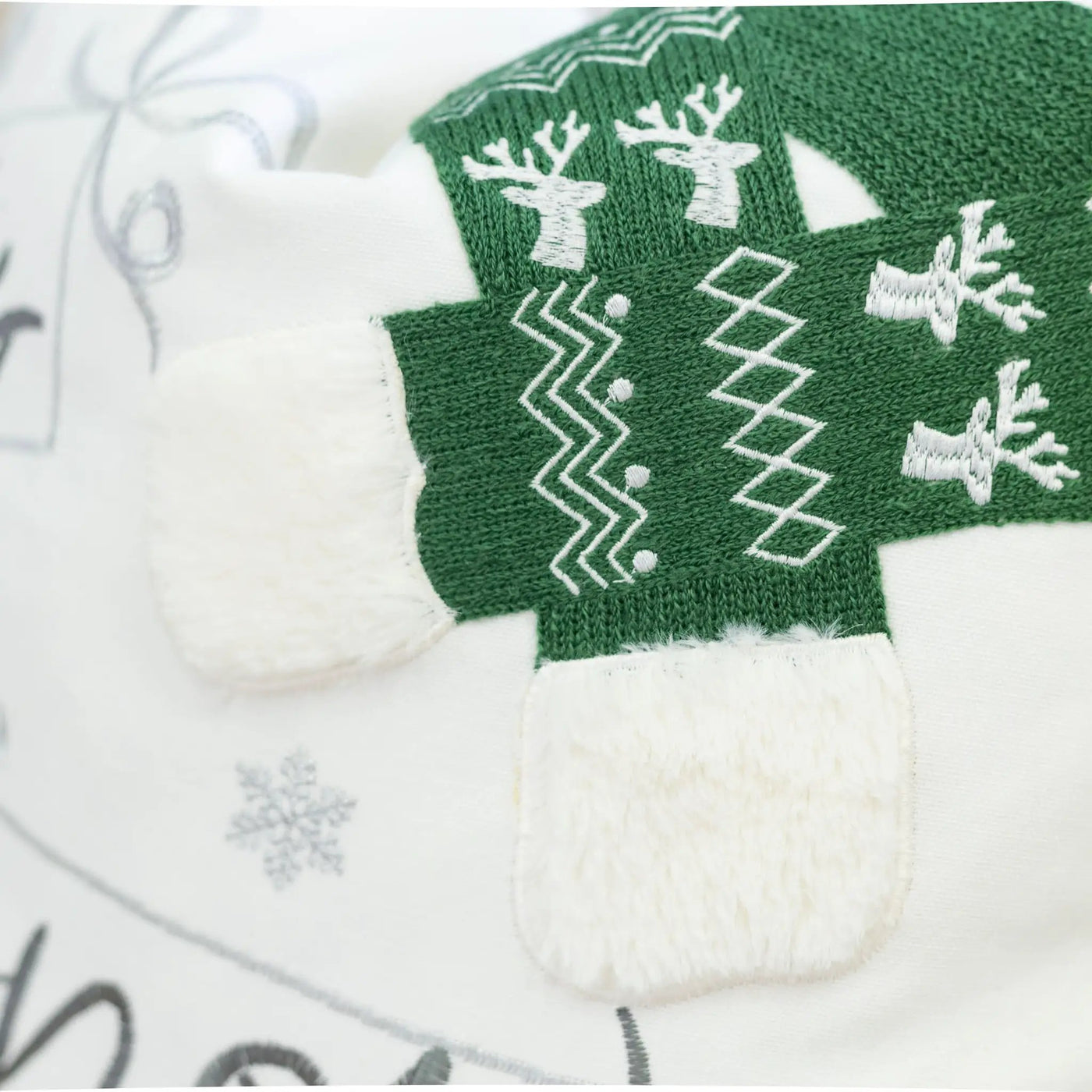 Let It Snow Christmas Throw Pillow by HouseOfZazla
