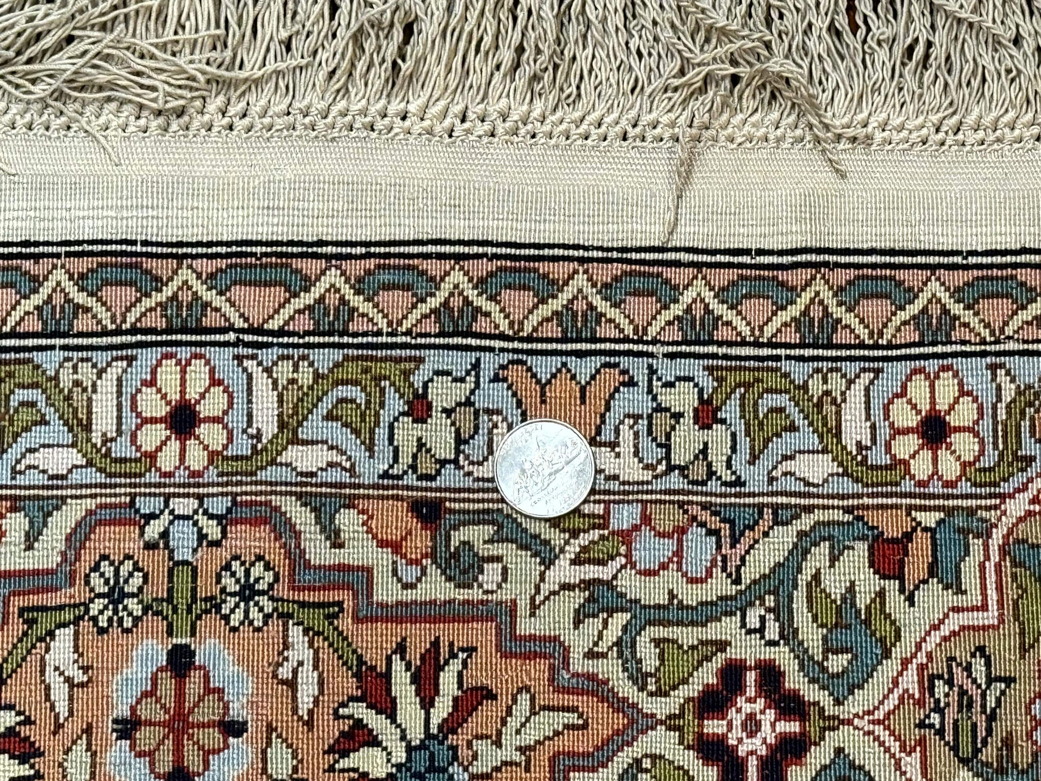 Rare Turkish Hereke Silk Rug 3x5, Tree of Life Persian Vase Design, Very Fine 440 KPSI, Signed by Jewel Rugs