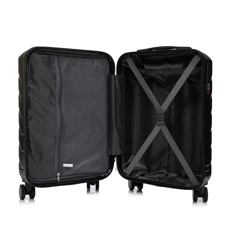 14'/20' 2-Piece ABS Spinner Wheel Luggage Set with Combination Lock by HouseOfZazla