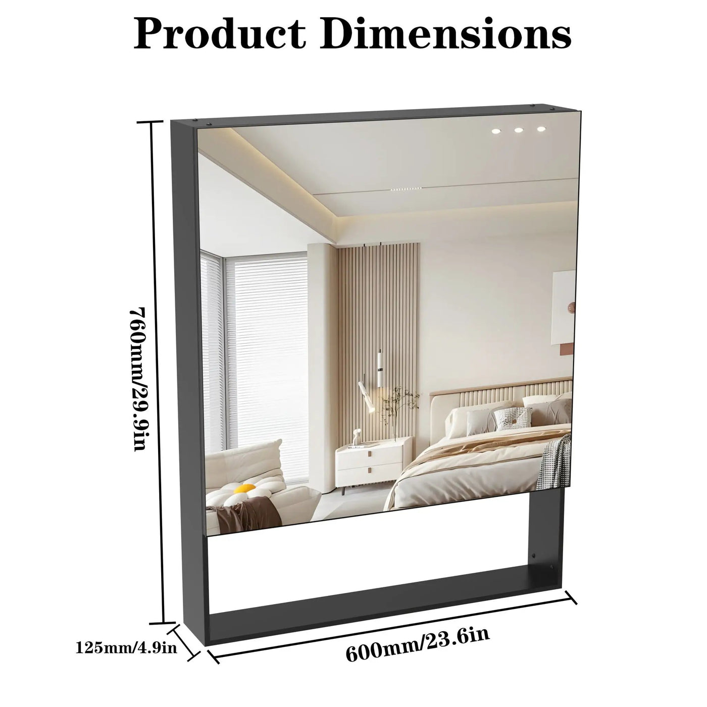 Medicine Cabinet With Mirror For Bathroom by HouseOfZazla