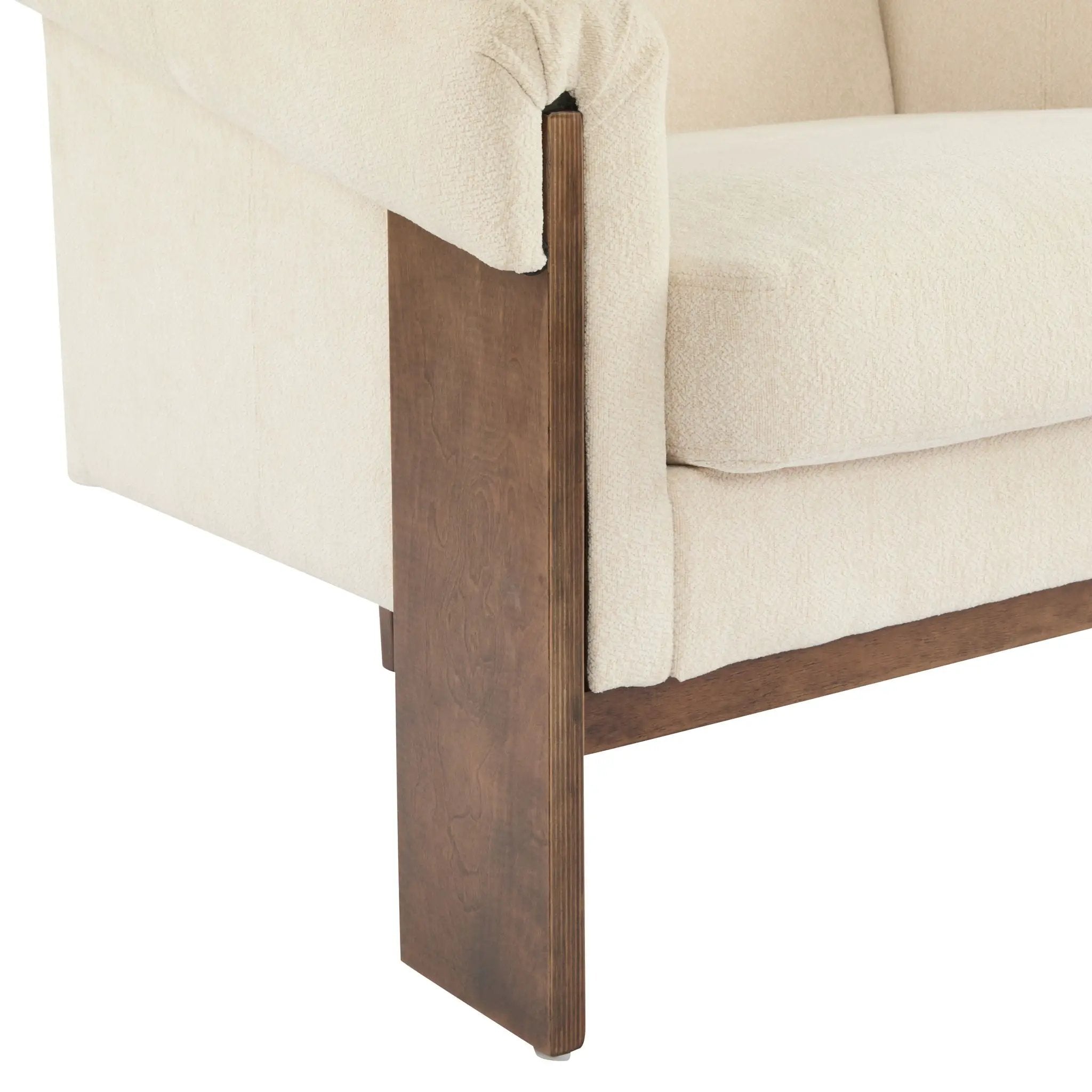 Sierra - Vintage Modern Accent Chair With Deep Cushions And Wide Armrests by HouseOfZazla