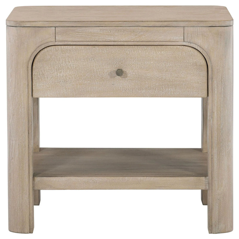 Solano 1-drawer Nightstand Bedside Table Weathered Mango by Unique Piece Furniture