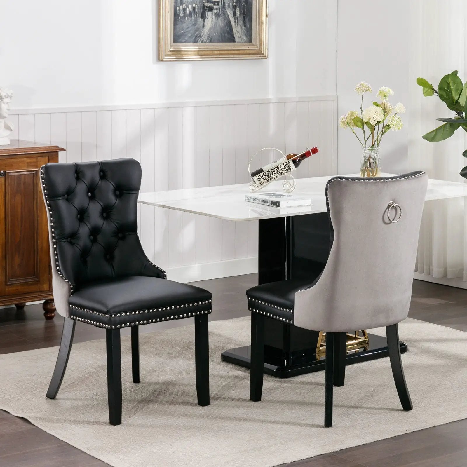 Nikki - Modern Upholstered Dining Chair (Set of 2) by Unique Piece Furniture