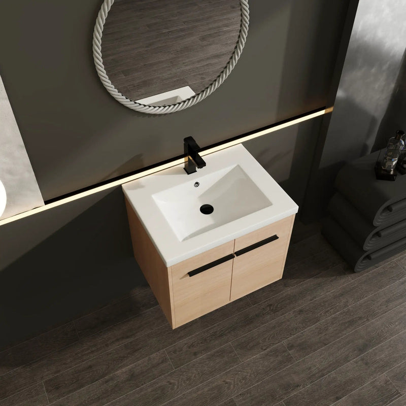 Bathroom Vanity Set With Resin Countertop Sink, 2 Doors by HouseOfZazla