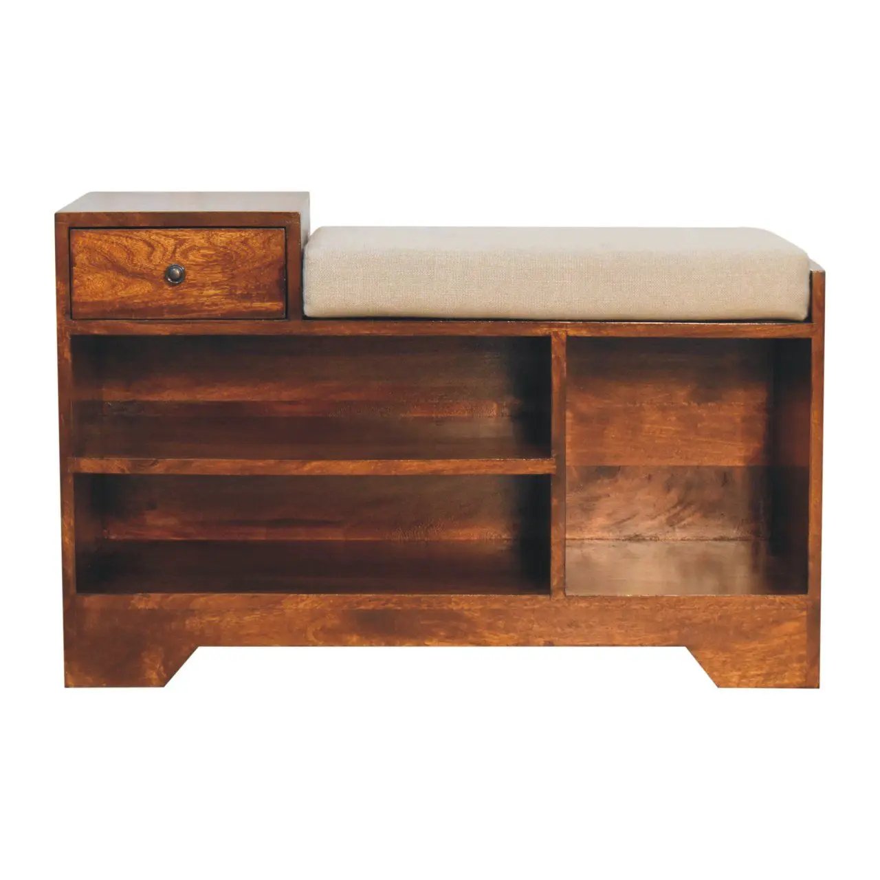 Retreat - Shoe Bench, 1 Drawer - Chestnut by Unique Piece Furniture