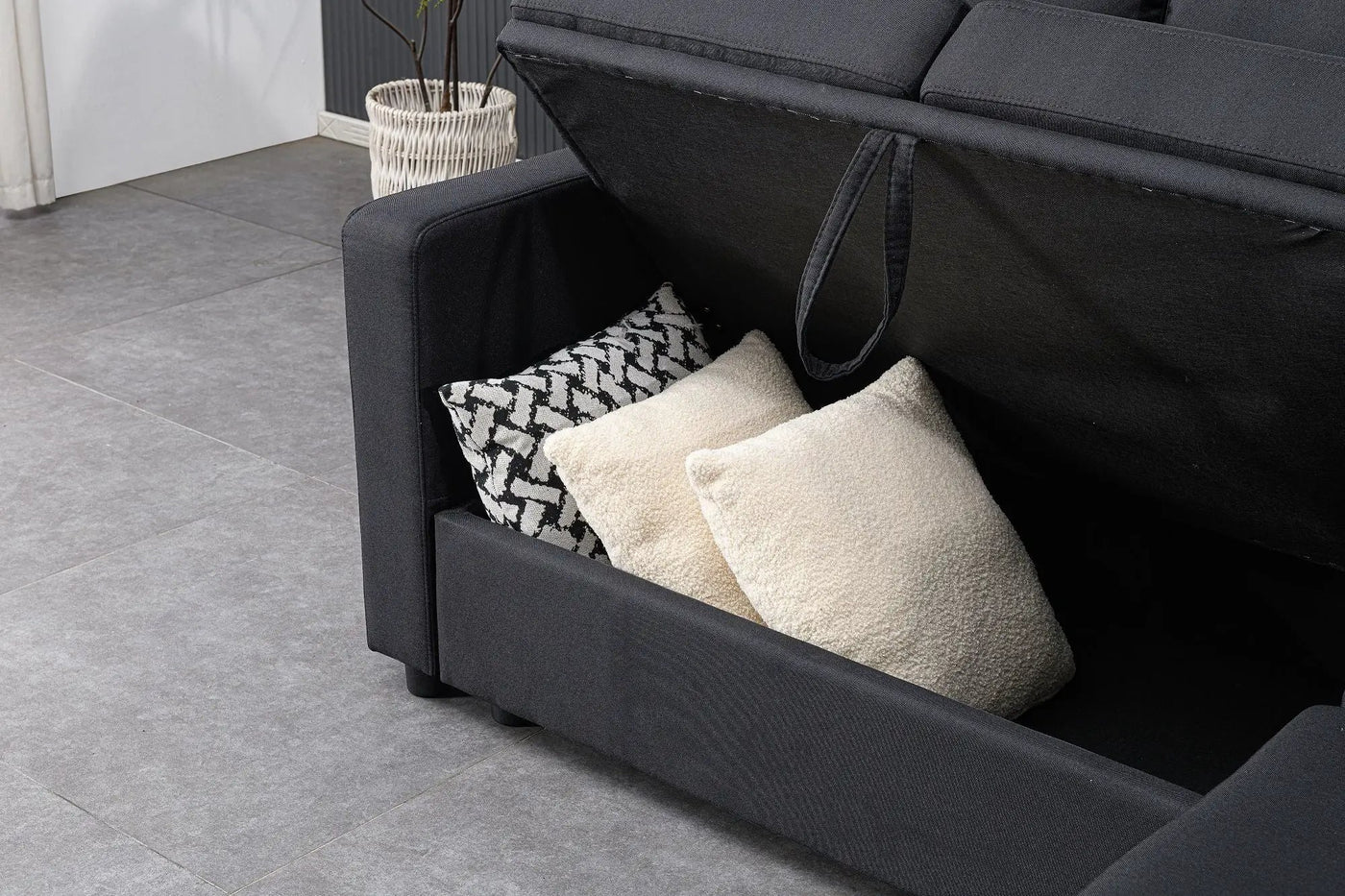 Comfort Design Sectional Sofa Bed by Unique Piece Furniture