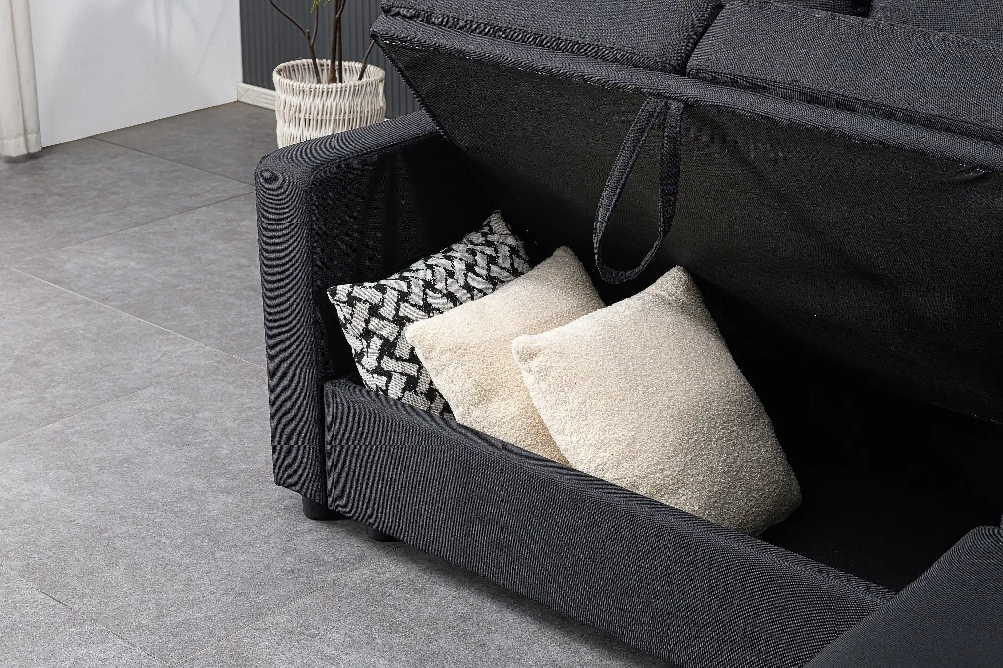 Comfort Design Sectional Sofa Bed by Unique Piece Furniture