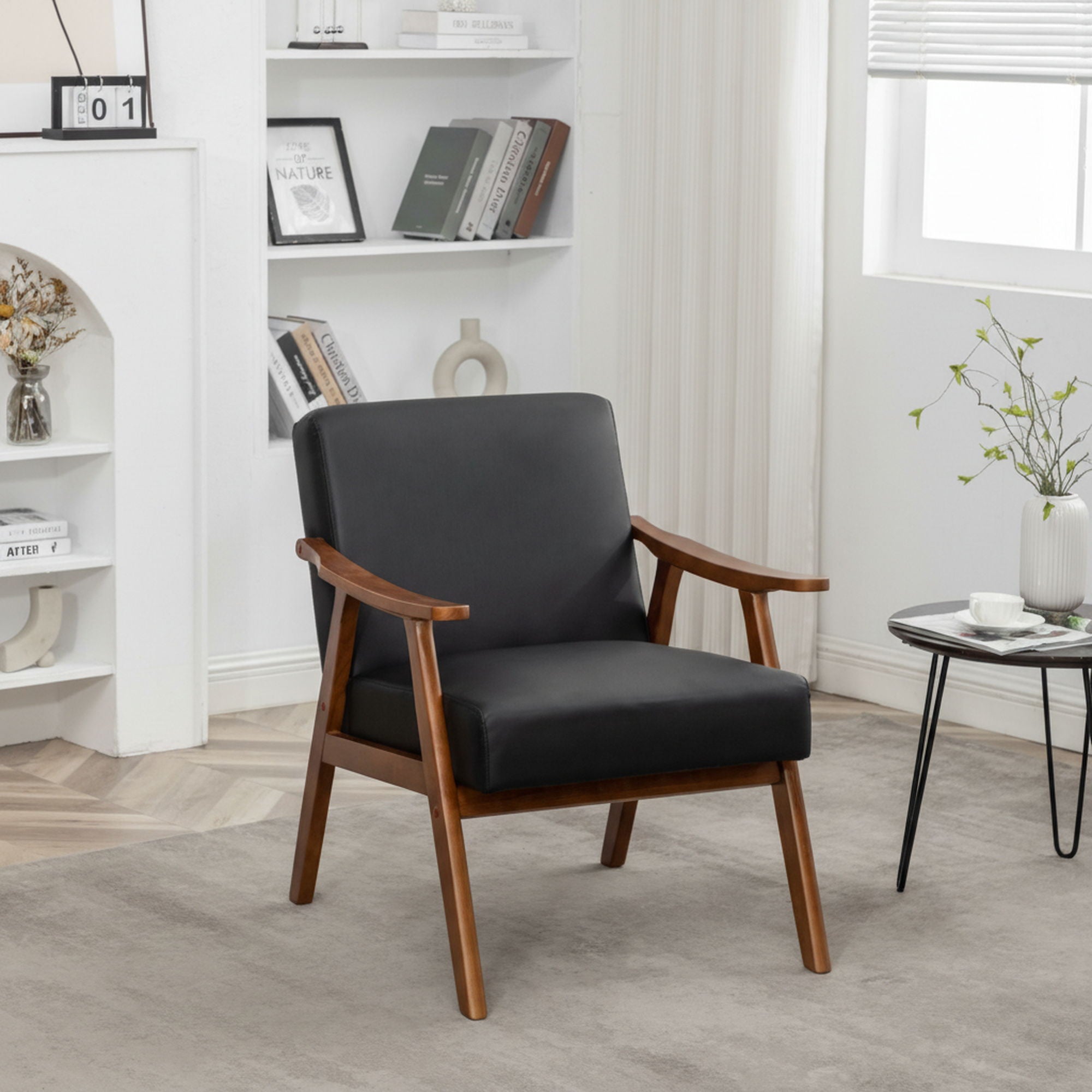 Accent Chair, Classic Mid Century Modern For Extra Seating by HouseOfZazla