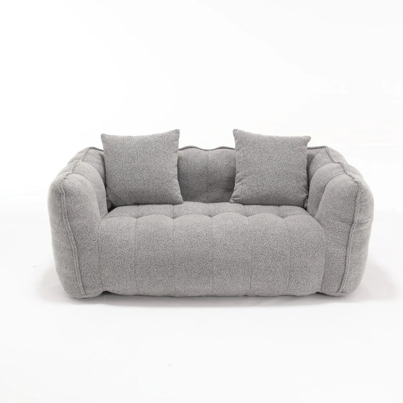 Cozy Beanbag Chair With High Resilience Foam Core For 2 by HouseOfZazla
