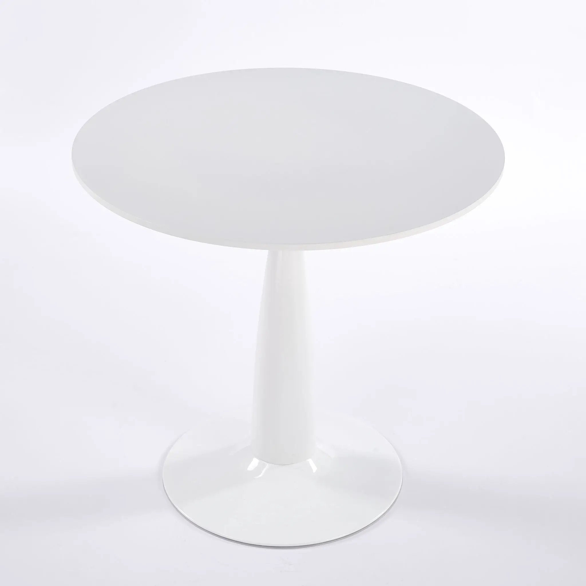 Pedestal Table, Round For Kitchen - White by Unique Piece Furniture
