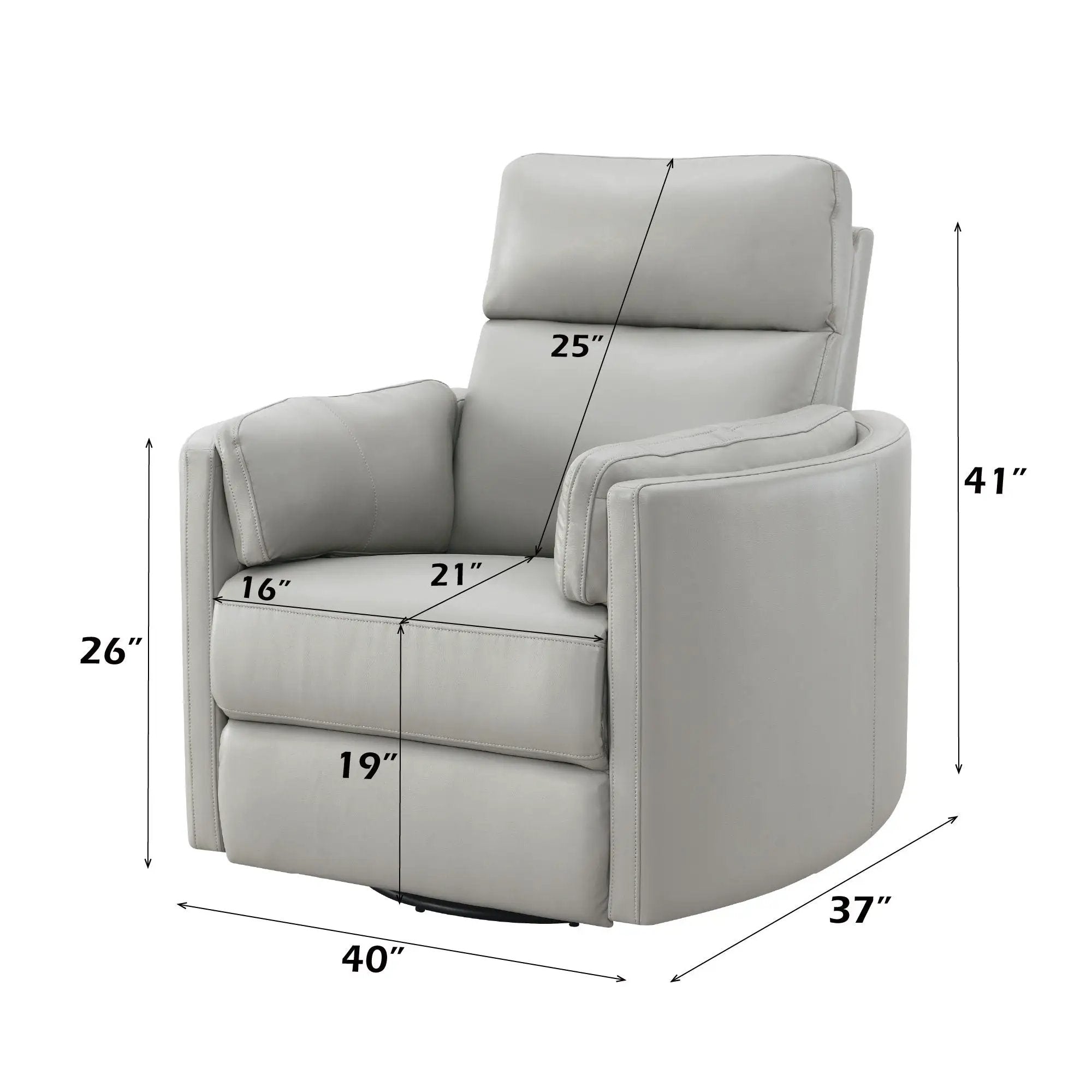 Sagen Glider Recliner With Swivel by HouseOfZazla
