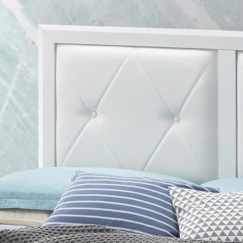 Padded Headboard Bed by HouseOfZazla