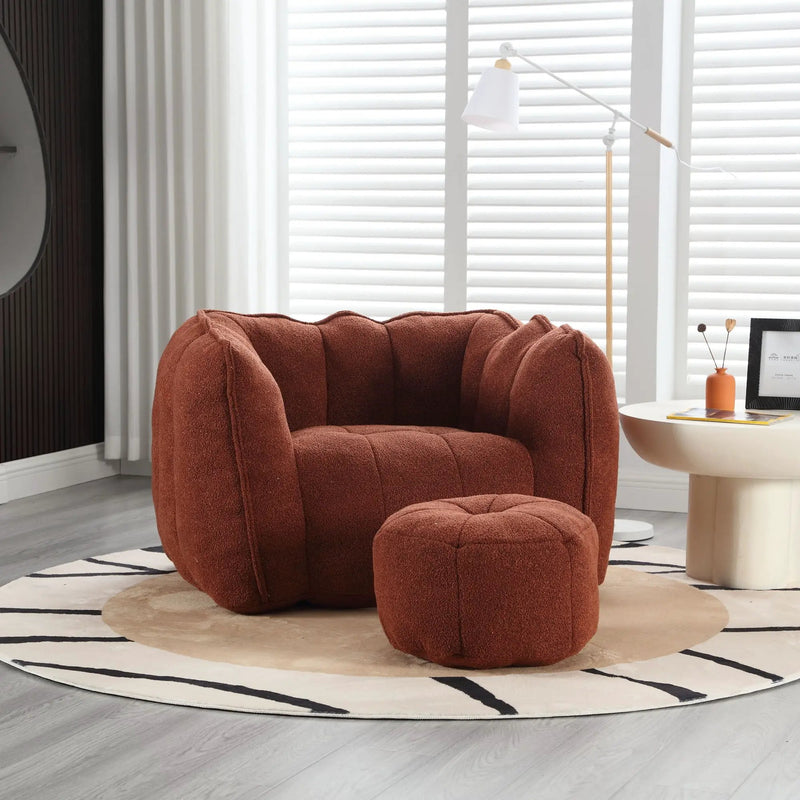 Soft Bean Bag Chair With High Resilient Foam by HouseOfZazla