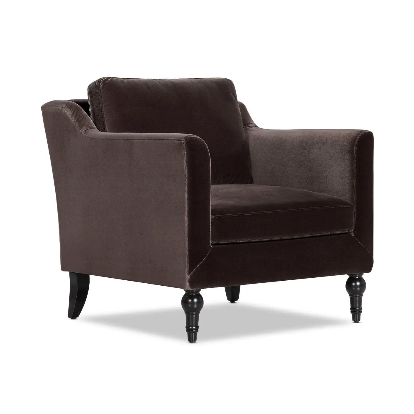 Josephine 33" Upholstered Accent Chair, Deep by HouseOfZazla