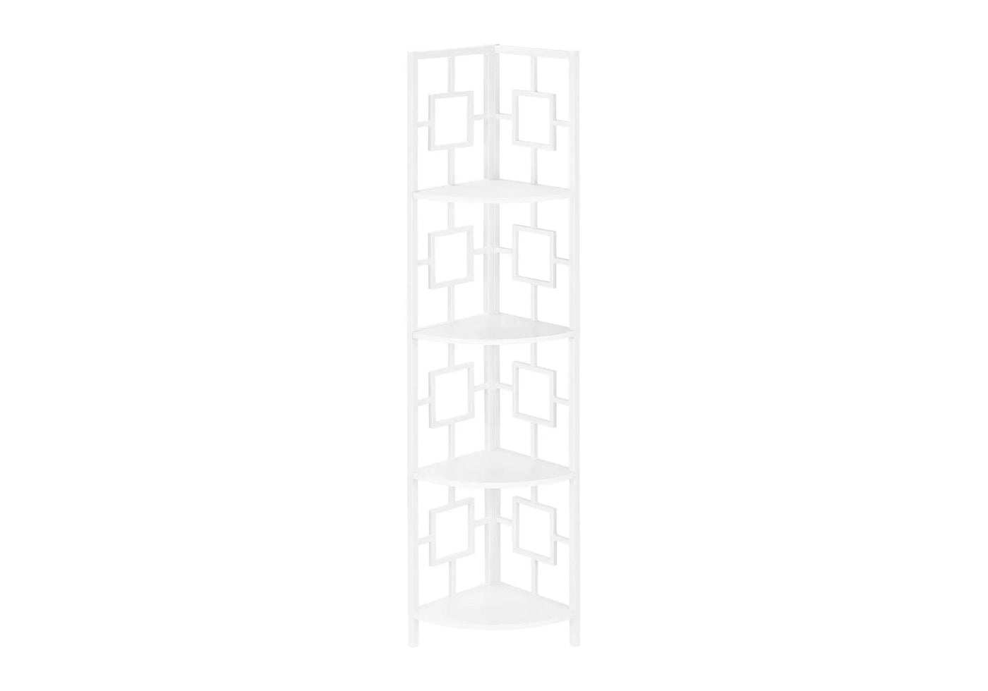 4 Tier Corner Bookshelf - Contemporary & Modern by HouseOfZazla