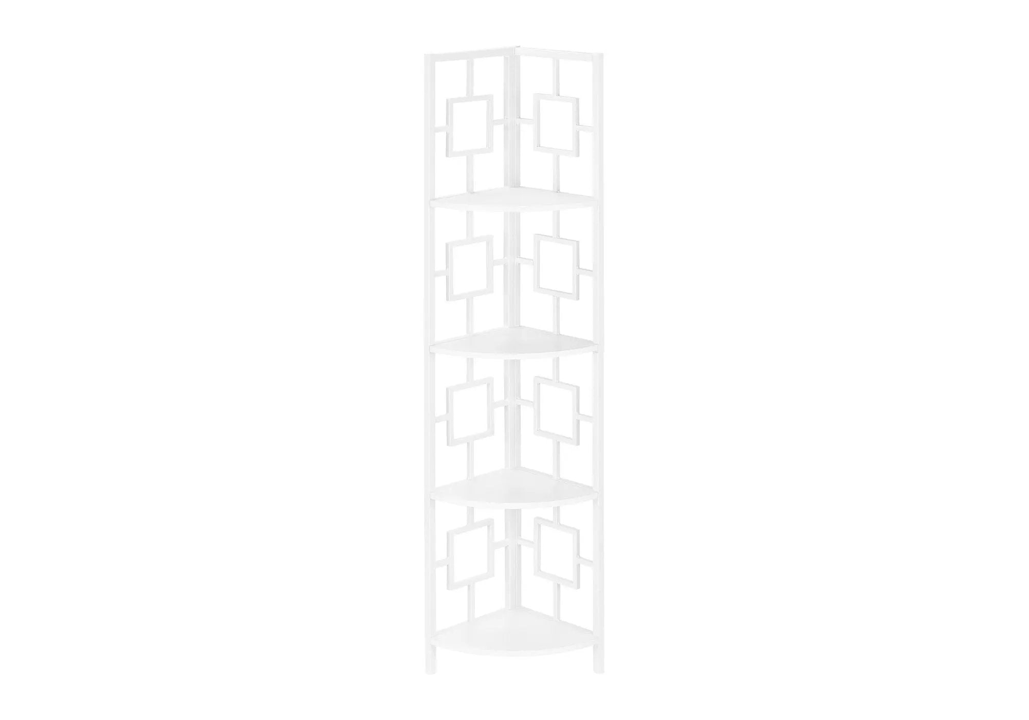 4 Tier Corner Bookshelf - Contemporary & Modern by HouseOfZazla