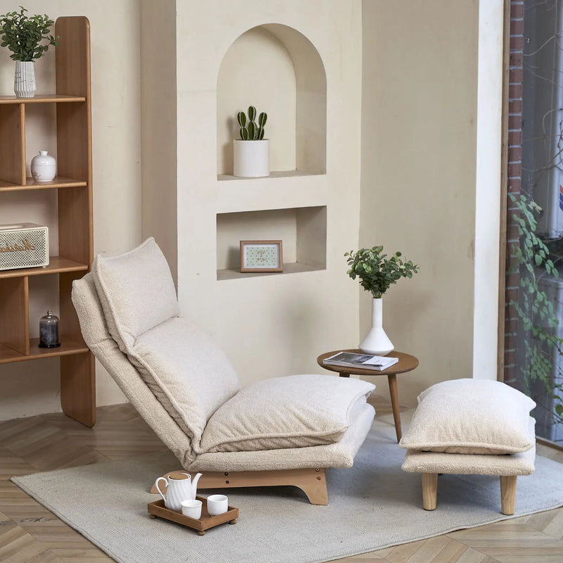 Single Lazy Sofa Chair Leisure Foldable Reclining Chair by Unique Piece Furniture