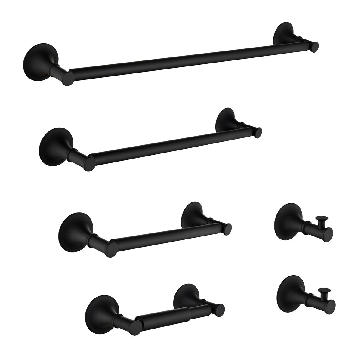 6 Piece Bathroom Accessories Set, photo 2 of 10