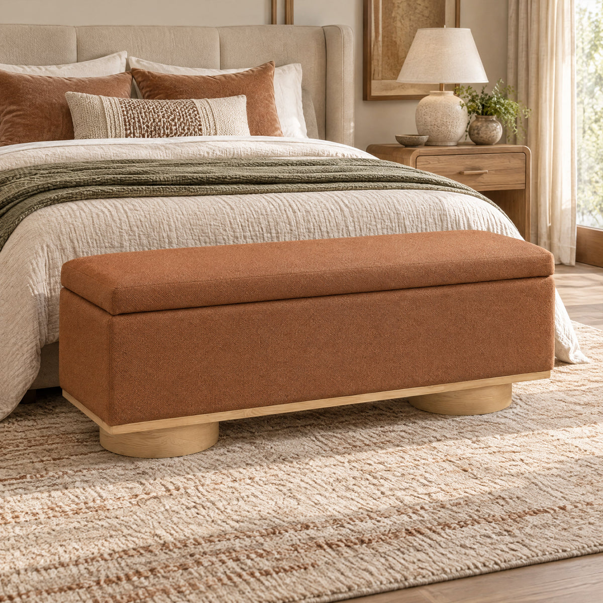 Modern 50" Storage Bench, photo 2 of 10
