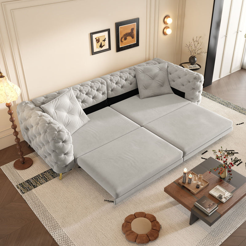 3-In-1 Convertible Sleeper Sofa by HouseOfZazla
