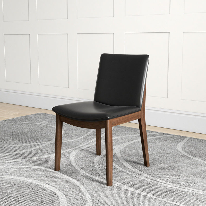Laura - Mid-Century Modern Solid Wood Dining Chair (Set of 2) by HouseOfZazla
