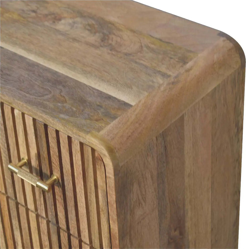T-Bar Ridged Chest, 3-Drawers by HouseOfZazla