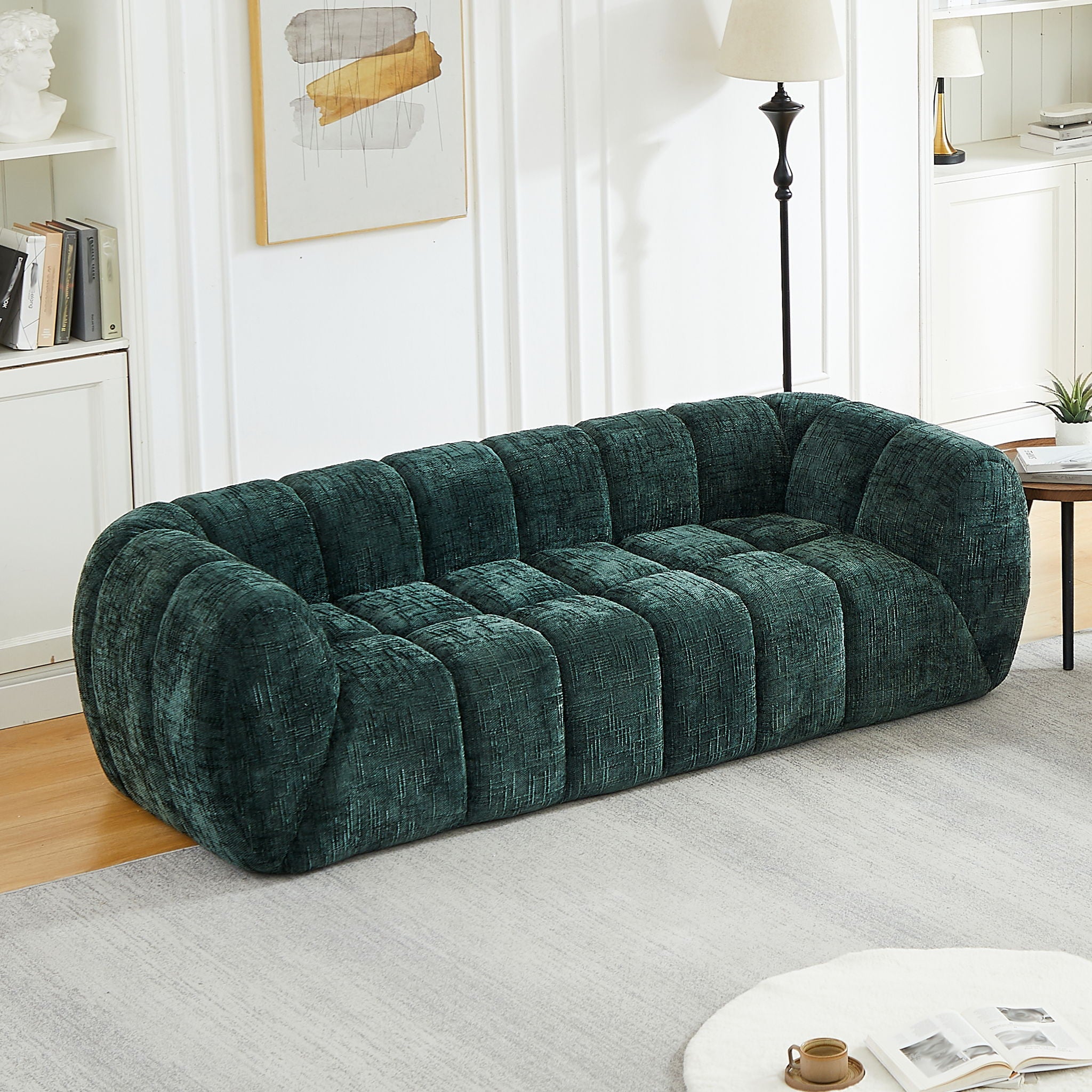 Modern Sofa With Piano Key Backrest by HouseOfZazla
