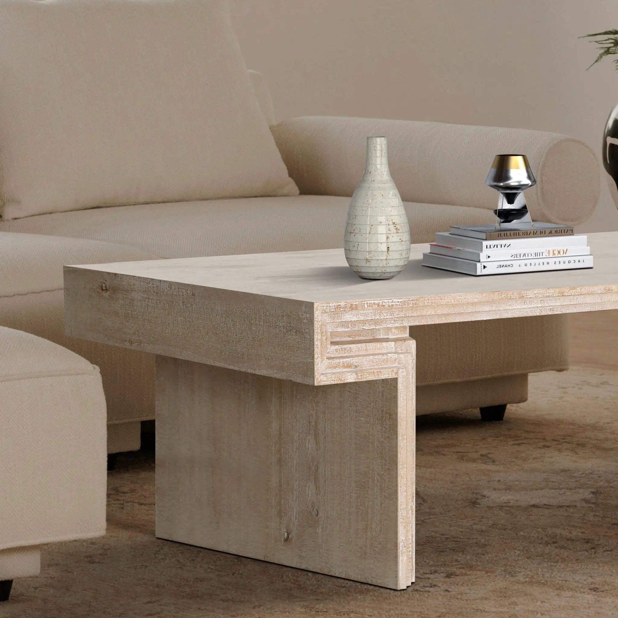 American Vintage Industrial Coffee Table, Double Tier Design by Unique Piece Furniture