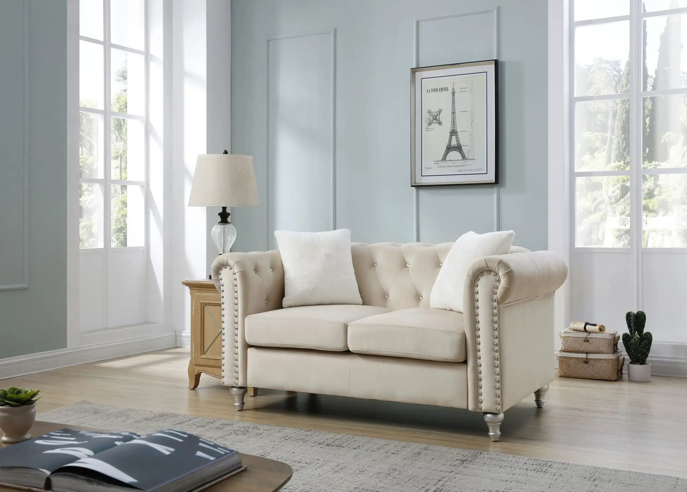 Stylish Contemporary Loveseat by HouseOfZazla