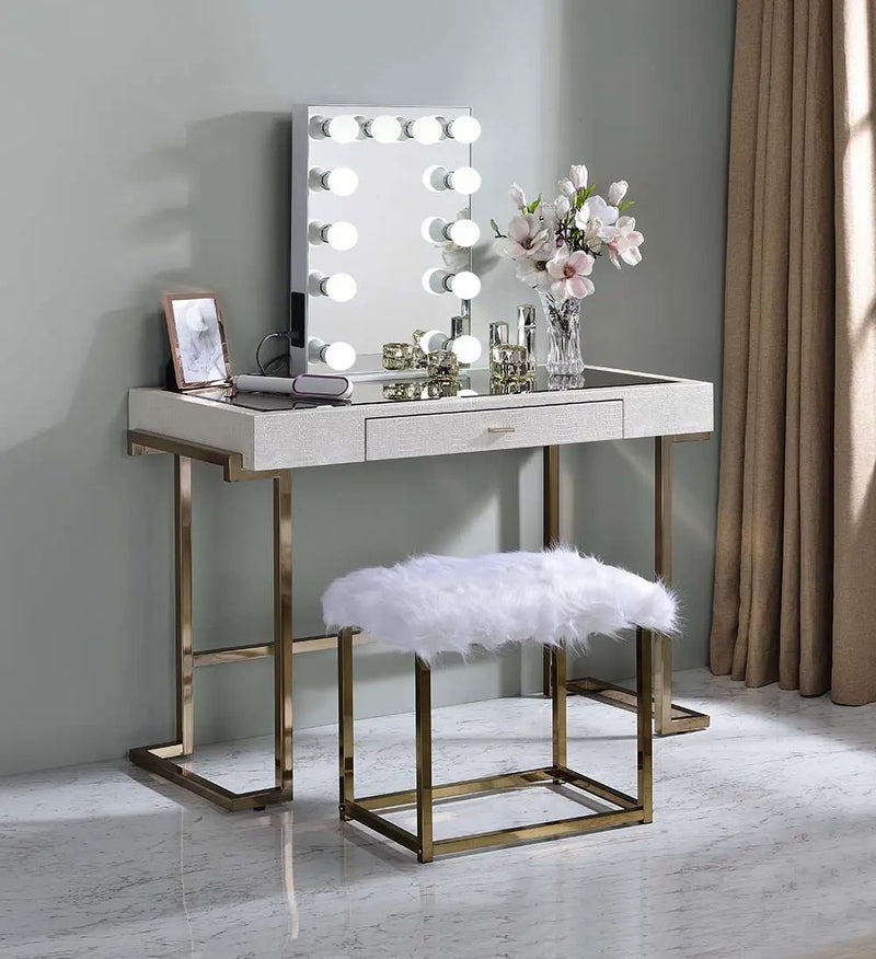 Asa - Accent Mirror - White by Unique Piece Furniture