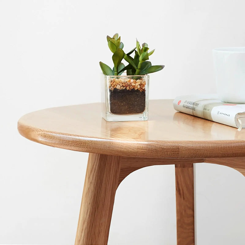 Round Small End Table, Side Table For Bedroom & Balcony by Unique Piece Furniture