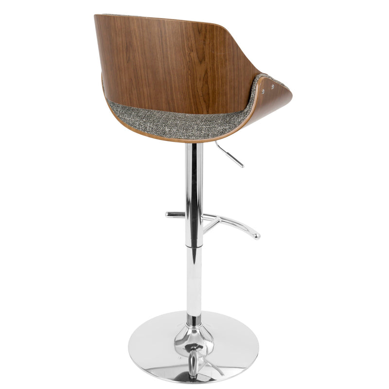 Fabrizzi - Mid Century Modern Adjustable Barstool With Swivel (Set of 2) by Unique Piece Furniture