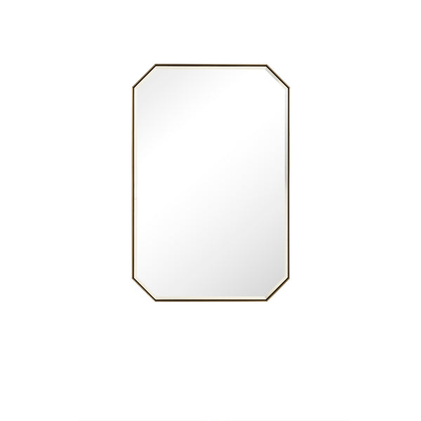 James Martin Rohe 24" Mirror, Champagne Brass