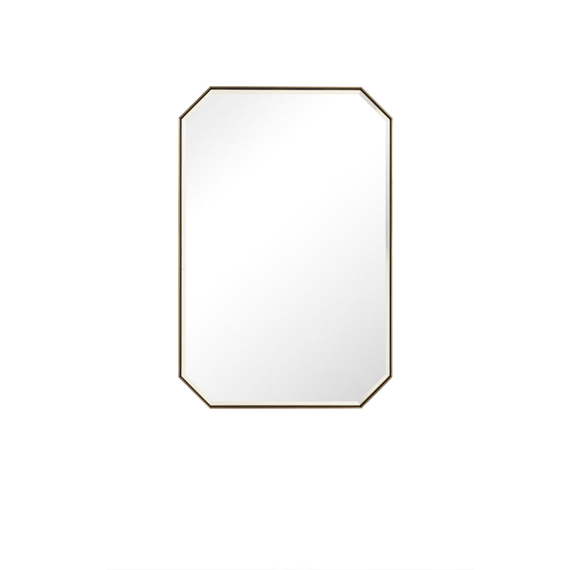 James Martin Rohe 24" Mirror, Champagne Brass by James Martin