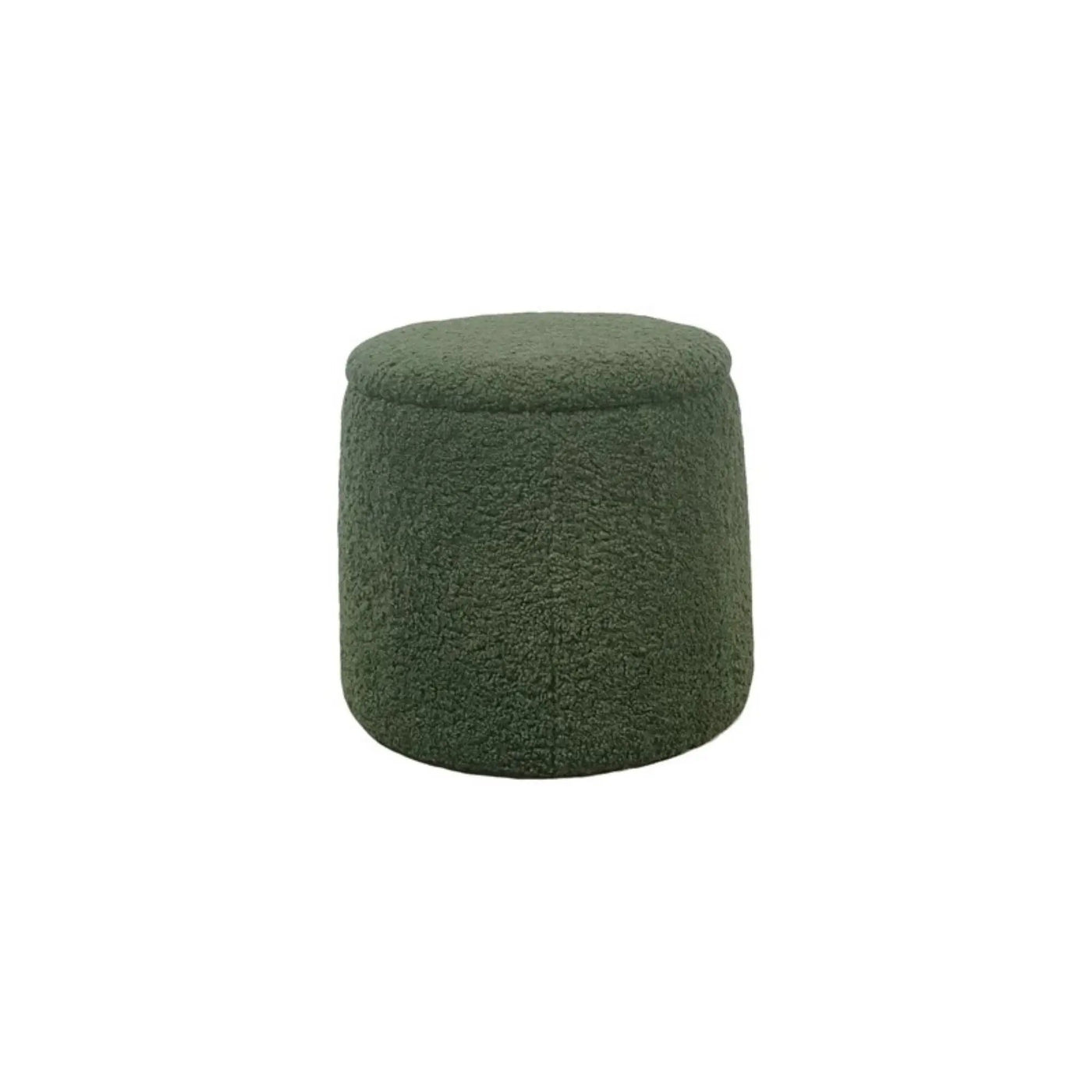 Elegant Round Storage Ottoman Upholstered by Unique Piece Furniture