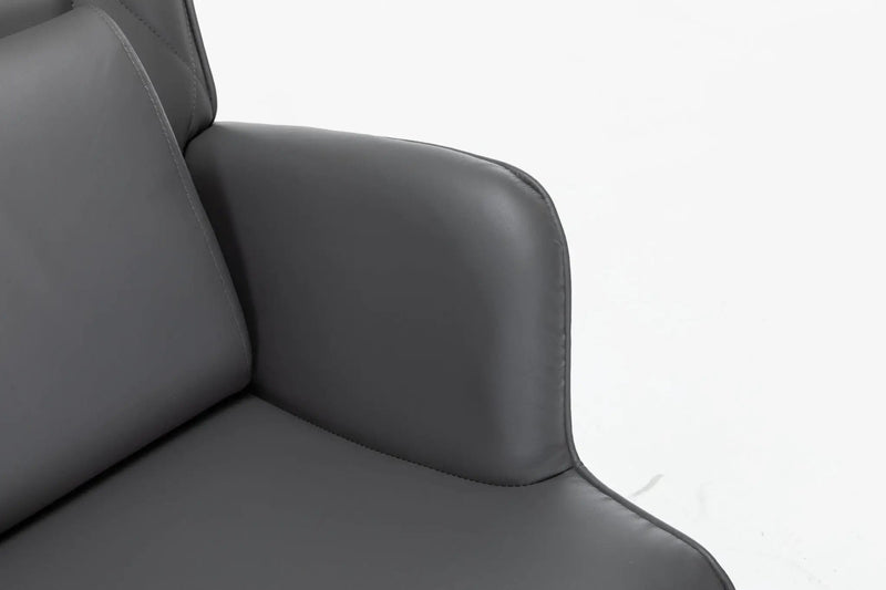 Rocking Accent Chair With Lumbar Pillow And Ottoman by Unique Piece Furniture