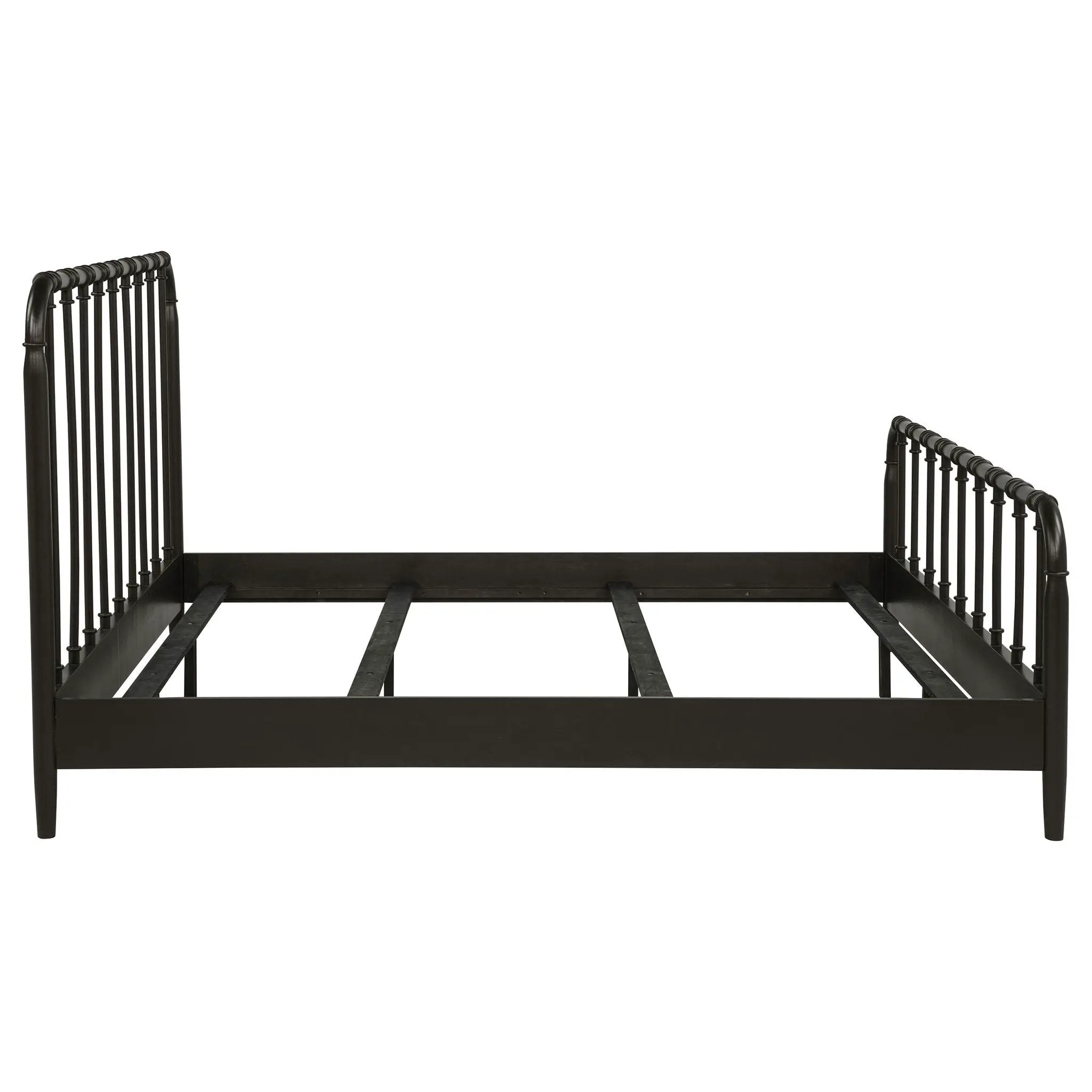 Rocco All Wood Water Pipe Open Frame Eastern King Bed Dark Bronze by Unique Piece Furniture