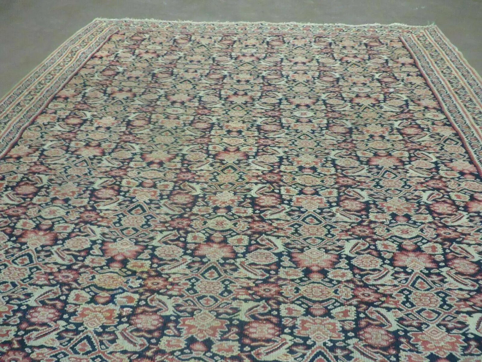 4' X7' Antique Handmade Turkish Wool Kilim Soumak Flat Weave Rug Tribal Organic by Jewel Rugs