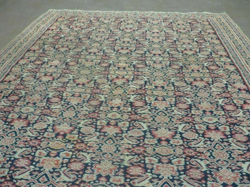 4' X7' Antique Handmade Turkish Wool Kilim Soumak Flat Weave Rug Tribal Organic by Jewel Rugs