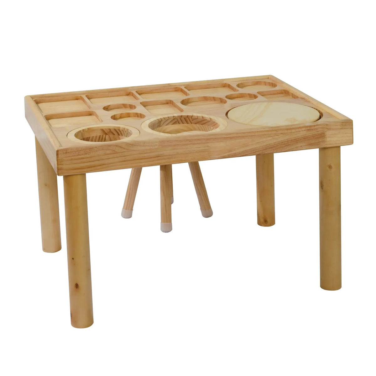 Sensory Table for Toddlers 1-3 with 2 Chairs by HouseOfZazla