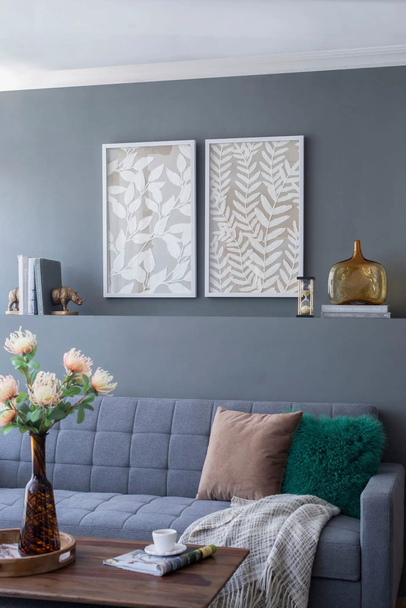 Shadow Box Wall Decor (Set of 2) - White by Unique Piece Furniture