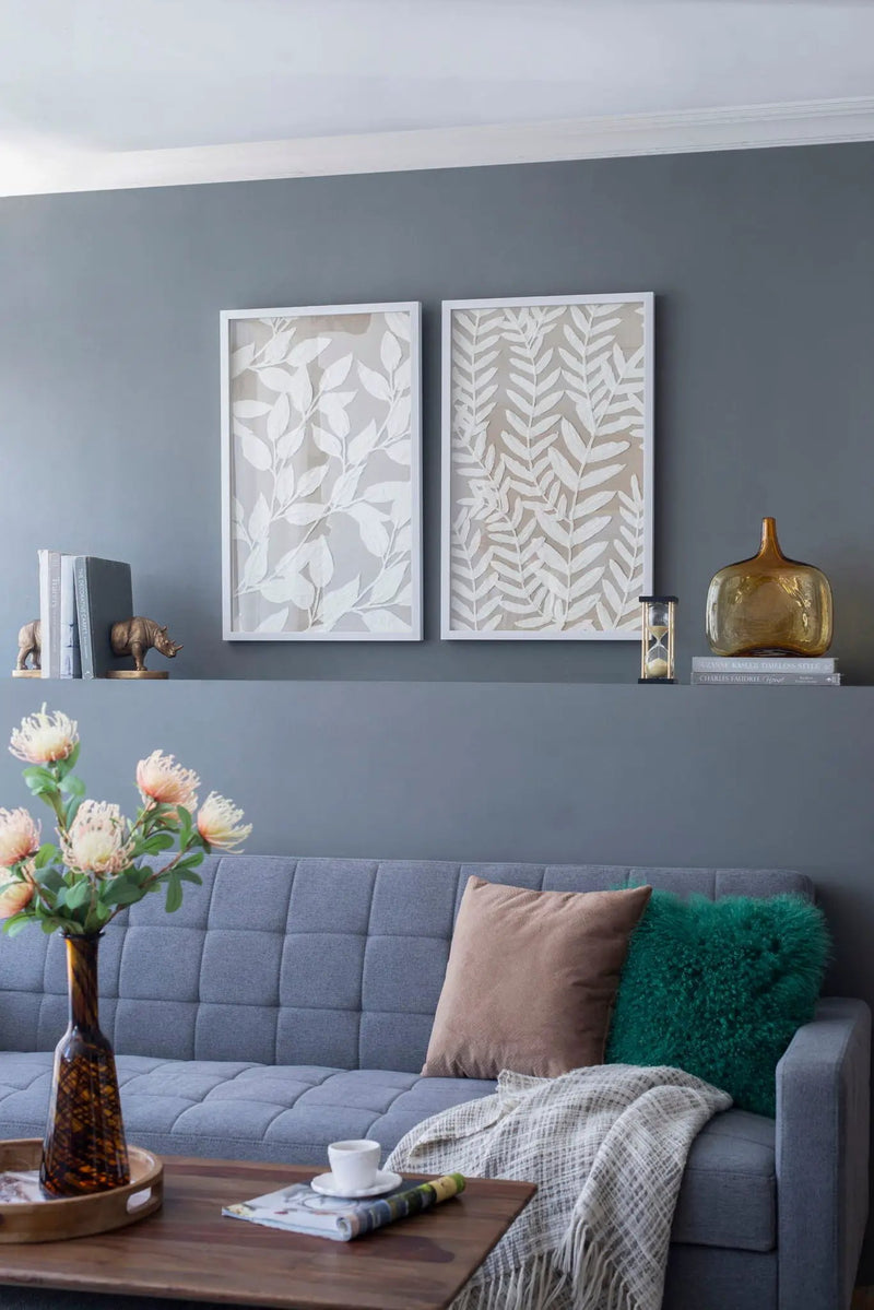 Shadow Box Wall Decor (Set of 2) - White by Unique Piece Furniture