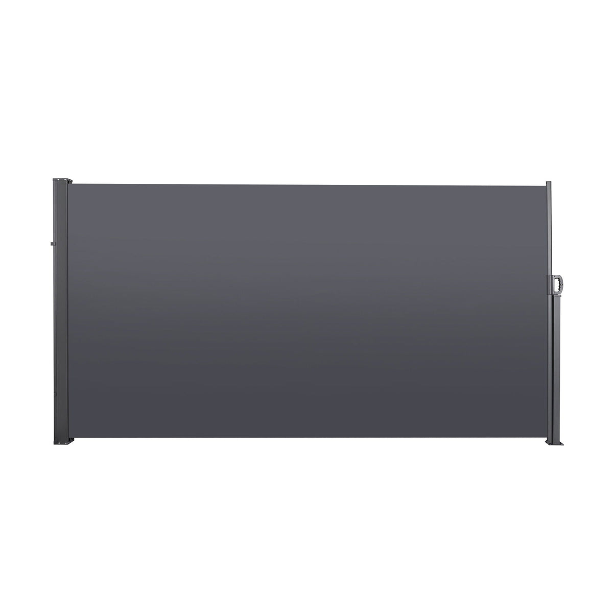 Retractable Side Screen Awning with UV Resistance - Dark Gray, photo 2 of 15