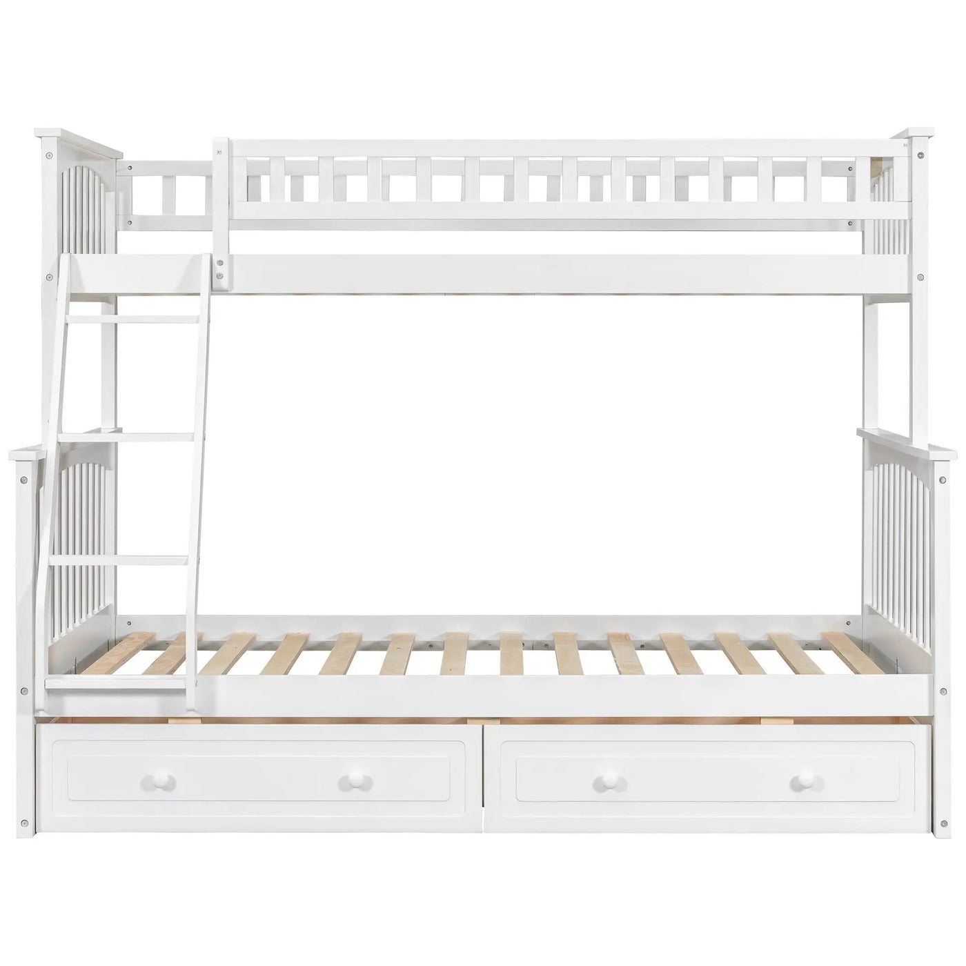 Bunk Bed With Drawers, Convertible Storage Bed by HouseOfZazla