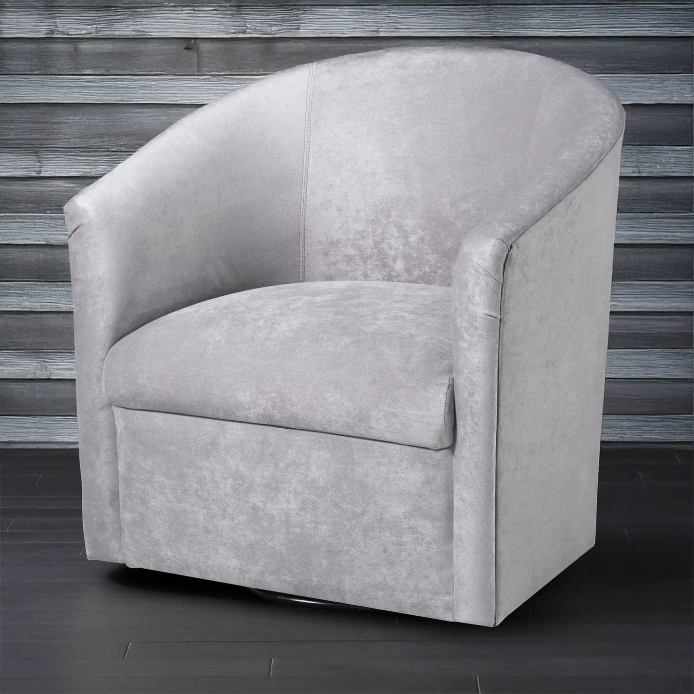 Eden - Swivel Chair With Upholstery And Hardwood Frame by HouseOfZazla