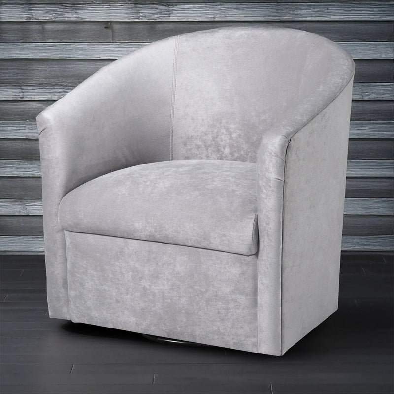 Eden - Swivel Chair With Upholstery And Hardwood Frame by HouseOfZazla